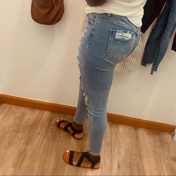 SOLD Stretchy Ripped Jeans - Picture 3 of 3